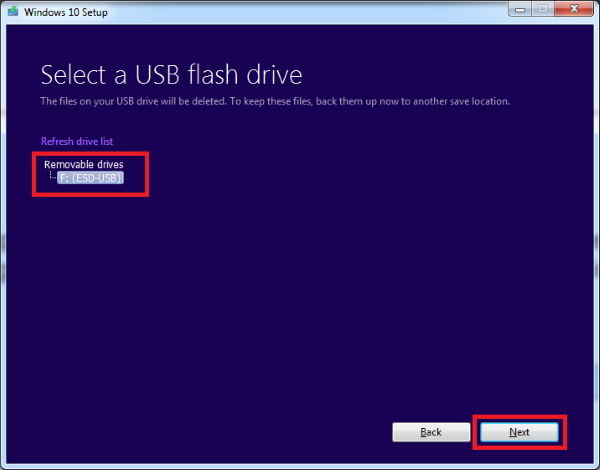 create windows 10 install usb